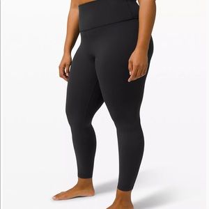 Black Lululemon Align Pant 25”